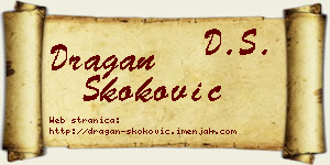 Dragan Skoković vizit kartica